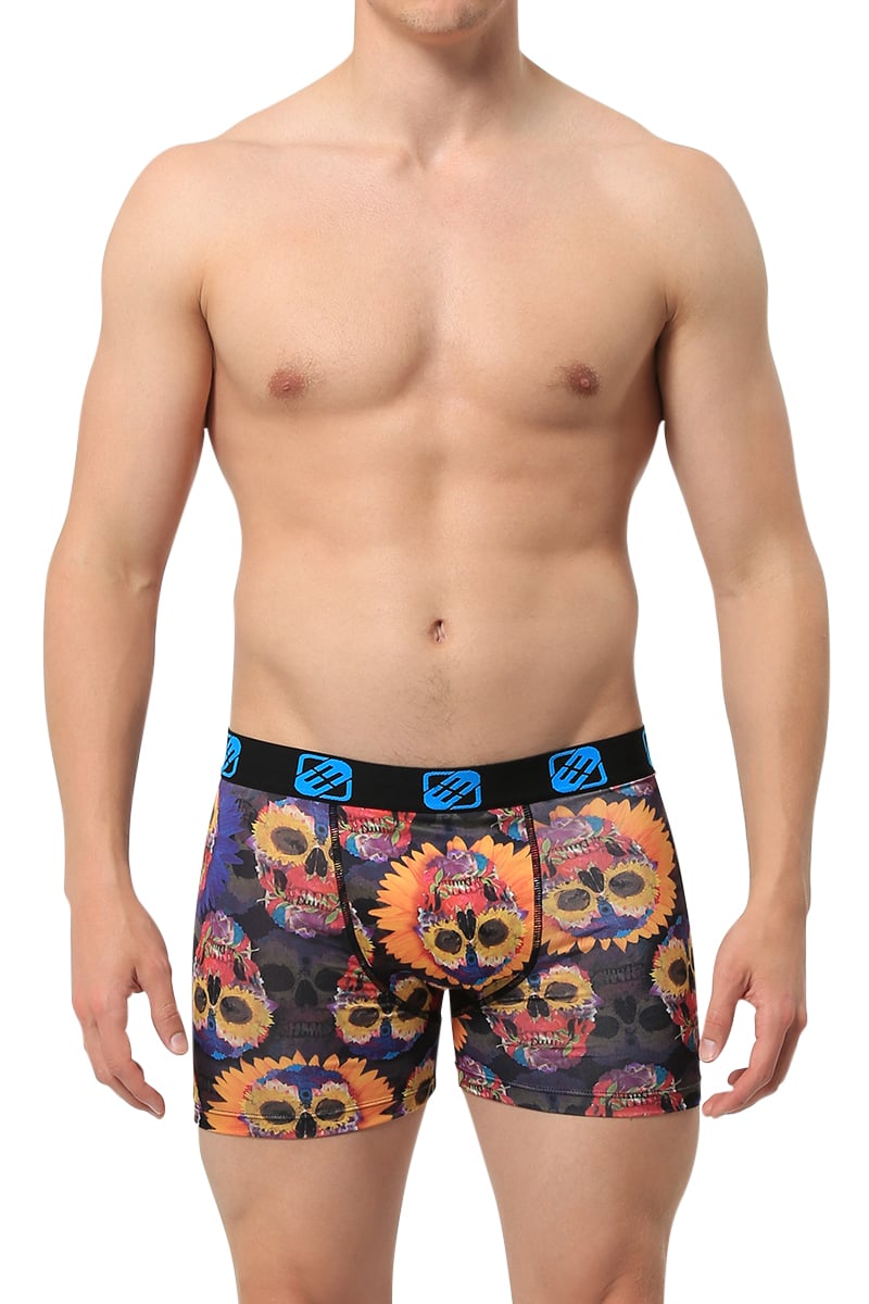 Freegun Floral Skull Boxer Brief