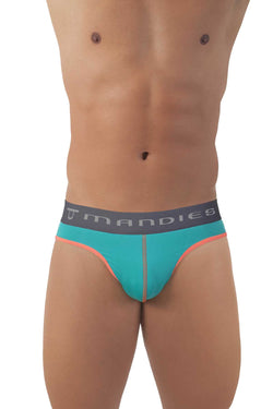 Mandies Teal/Neon-Orange Discotheque Thong thumbnail 1