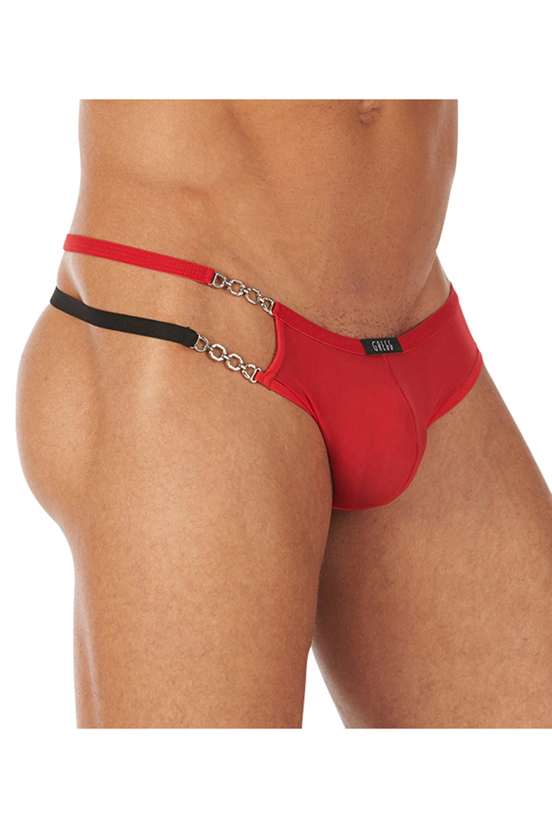 Gregg Homme Red Cocky Asymmetric Thong