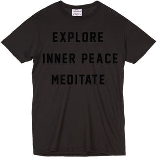 Rxmance Black Meditate Crew Tee