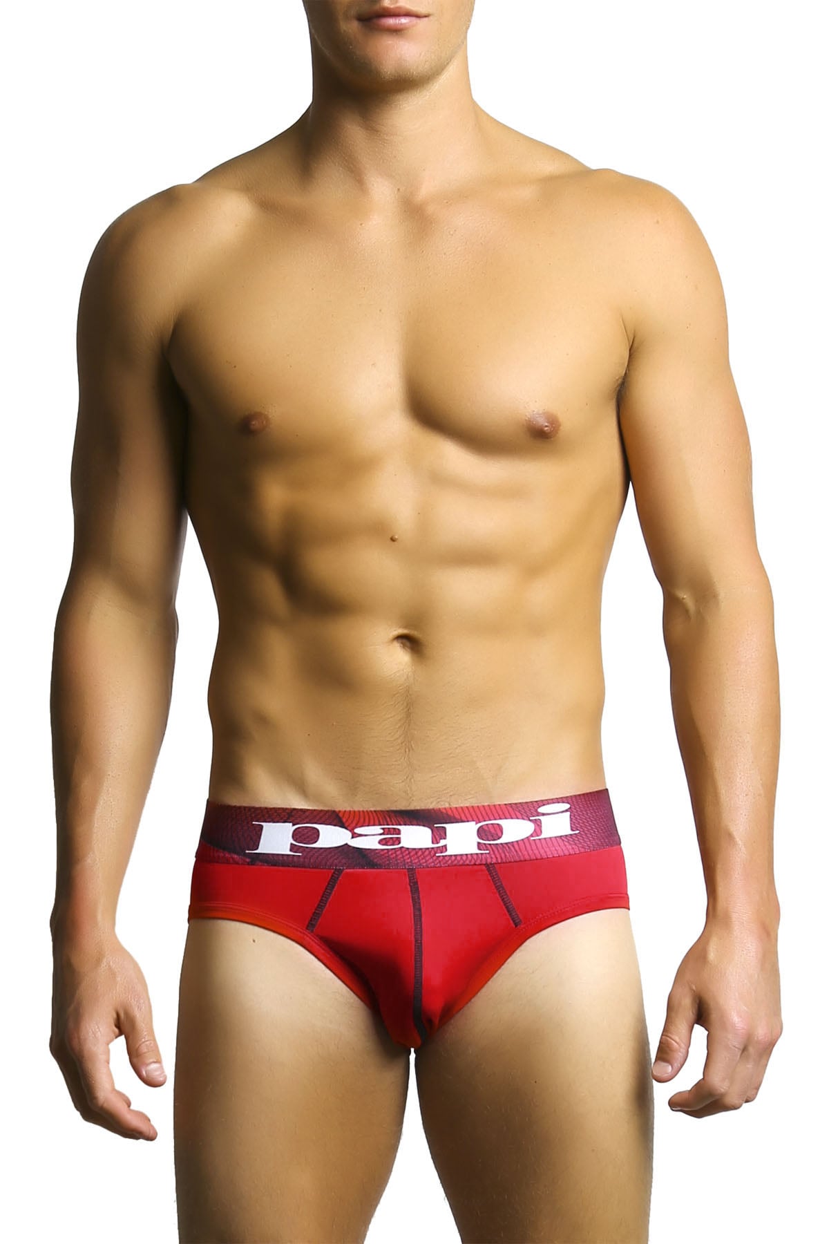 2-Pack Papi Black & Red Microfusion Performance Brief