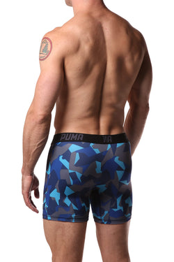 PUMA Light Blue Geometric Boxer Brief thumbnail 3