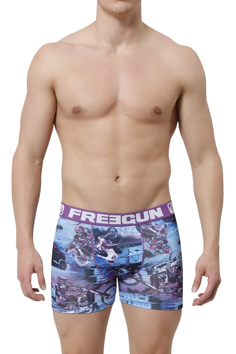 Freegun Violet Motor Cross Boxer Brief