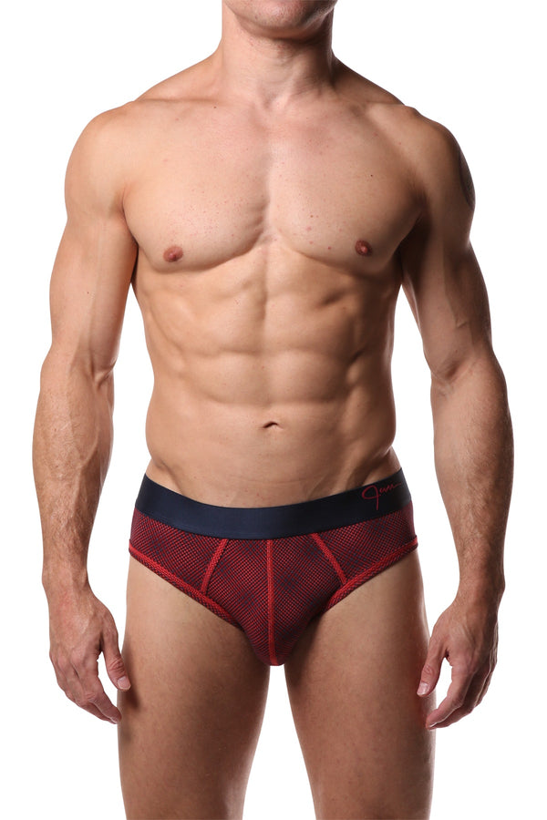 Jam Orange Print Brief