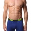 PUMA Blue & Grey Solid Side Panel Boxer Brief