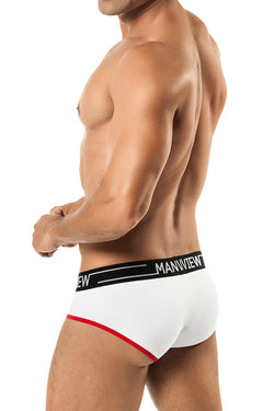 Manview White Stretch Cotton Champ Brief thumbnail 3