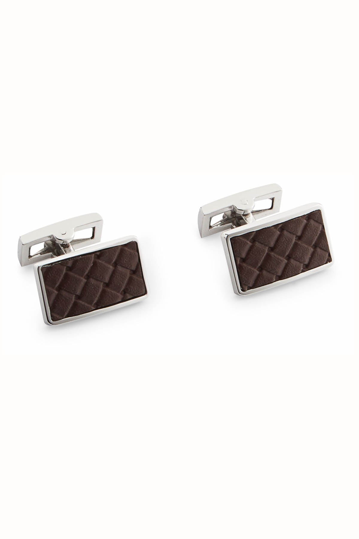 Ryan Seacrest Distinction Faux Leather Cufflinks