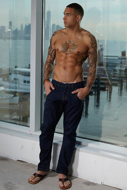 P.O.V. Blue Raw Arc Jean thumbnail 1