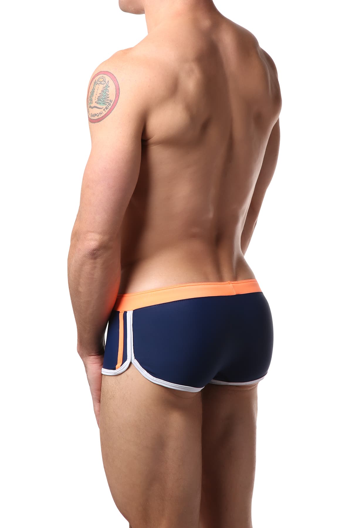 Gigo Blue & Orange Hot Swim Boxer
