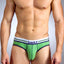 Baskit Lime-Green Ribbed Jock-Brief