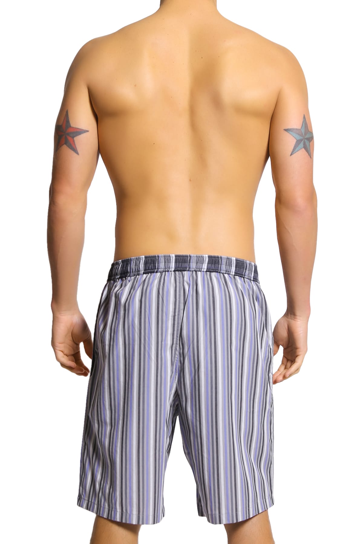 English Laundry Grey Stripe Drawsting Short