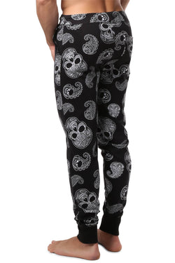 The Bottom Line Paisley Skull Joggers thumbnail 3