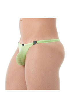 Gregg Homme Lime Mesh Suspender C-Ring Thong thumbnail 2