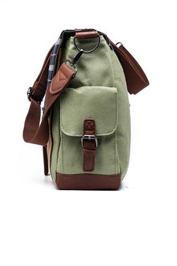Something Strong Black & Olive Messenger Bag thumbnail 3