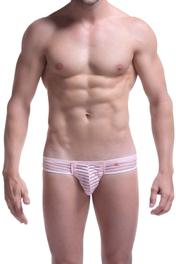 PetitQ Pink Mesh Stripes Micro-Trunk thumbnail 1