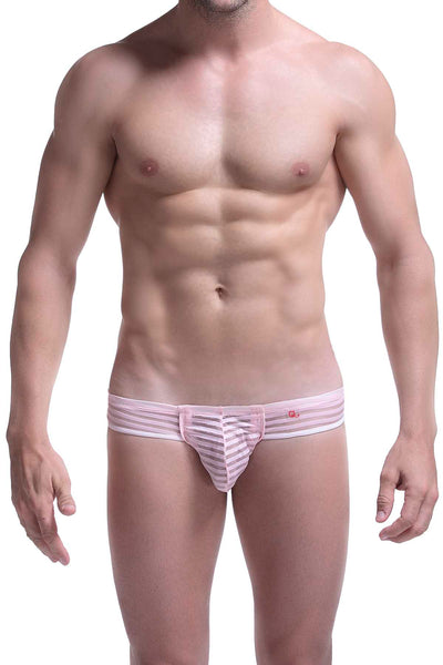 PetitQ Pink Mesh Stripes Micro-Trunk