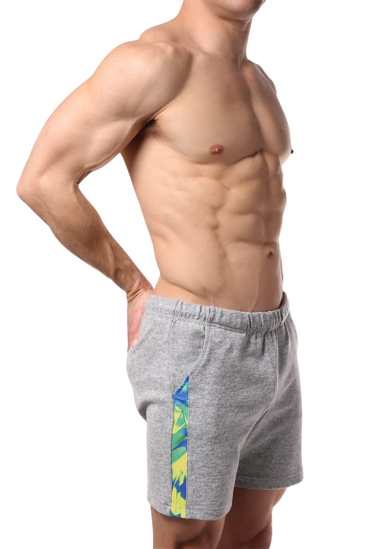Freedom Reigns Grey Ibiza French Terry Short