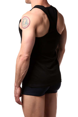 Doreanse Black Athletic Racer-Back Tank thumbnail 2