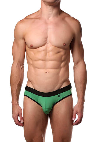 JustinCase Forest-Green Brief