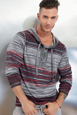 Andres Velasco Grey & Red Ocean Tunic thumbnail 1