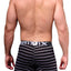 Xtremen Black Large Stripes Boxer Brief