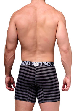 Xtremen Black Large Stripes Boxer Brief thumbnail 3