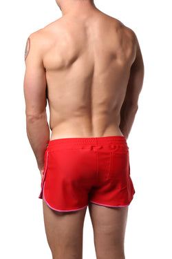Modus Vivendi Red & Fuchsia Swim Short Set thumbnail 3