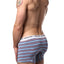 Mosmann Light Blue Striped Boxer
