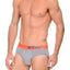 2(X)IST Grey & Orange Electric Cotton Stretch Brief