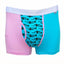 Sly Blue & Pink Multi Blow My Trumpet Boxer Brief & Socks Pack