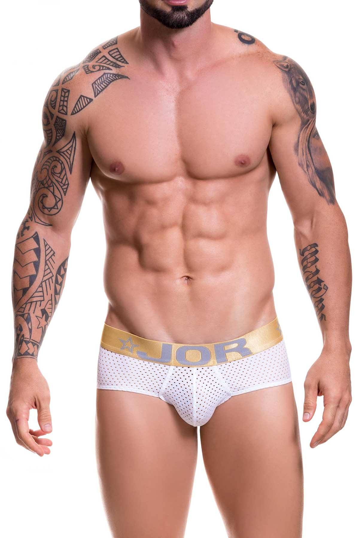 Jor White/Gold Cronos Brief