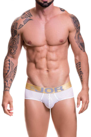 Jor White/Gold Cronos Brief