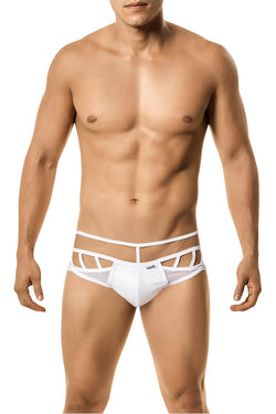 Candyman White Super Strappy Jockstrap thumbnail 1