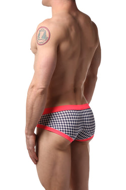 Manview Pink Checkered Brief thumbnail 2
