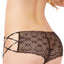 Seven 'Til Midnight Black Galloon Strappy Lace Boyshort