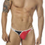 PPÜ Red/Black/White Double-String Thong
