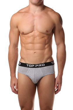 Top Pro Grey Hip Brief 2-Pack thumbnail 1