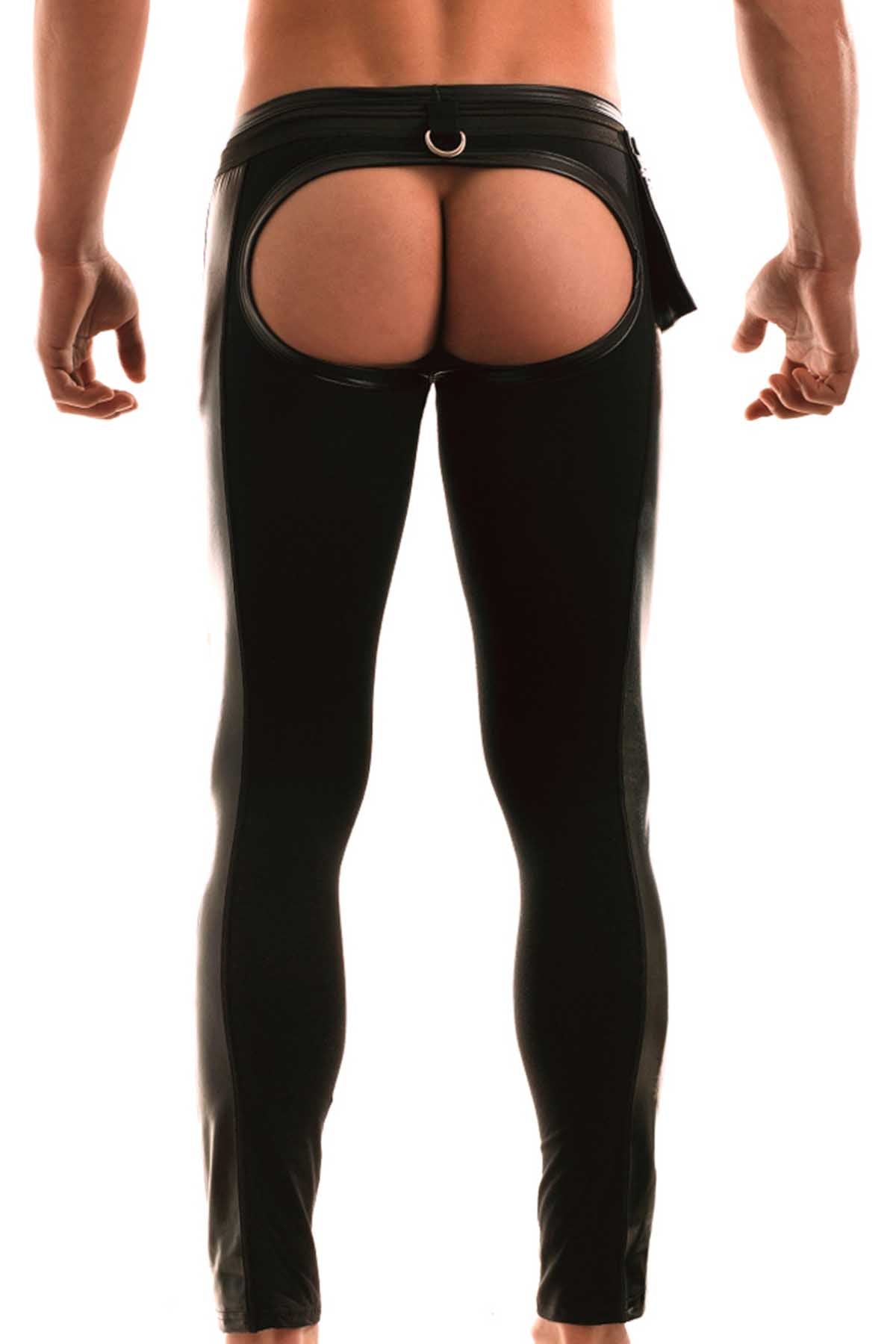 Modus Vivendi Black Backless Latex Pant
