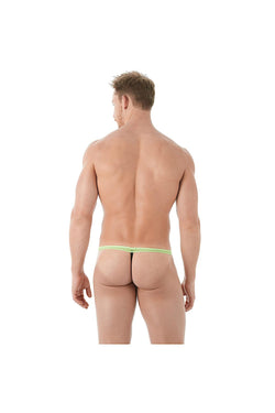 Gregg Homme Lime Mesh Suspender C-Ring Thong thumbnail 4