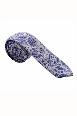 Skinny Tie Madness Blue Dust in the Windy City Tie thumbnail 1