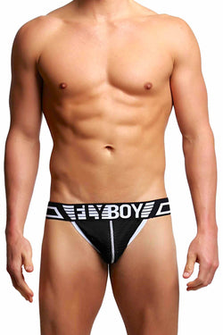 FlyBoy Black/White Jock thumbnail 1