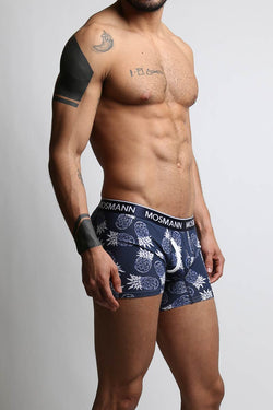 Mosmann Navy Pineapple Long Boxer thumbnail 2