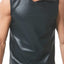 Gregg Homme Black Reveal Italian Jacquard Muscle Top
