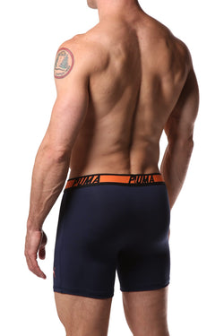 PUMA Navy & Orange Multi Side Panel Boxer Brief thumbnail 3