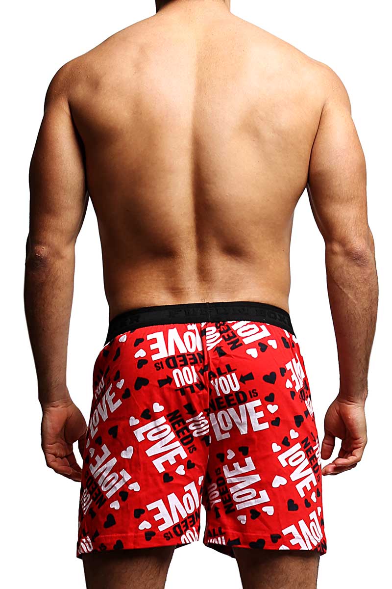 Fun Boxers Red All You Need Is Love Boxer Short