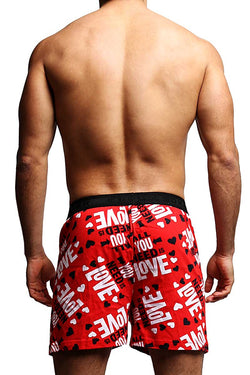 Fun Boxers Red All You Need Is Love Boxer Short thumbnail 3