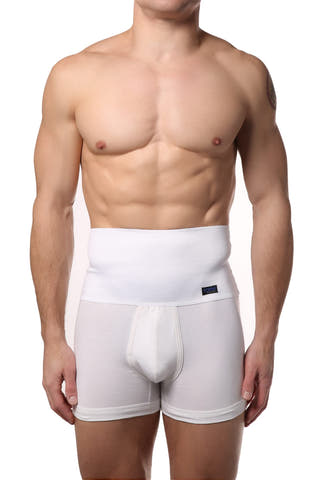 2(X)IST White 8 Inch Shaper Boxer Brief