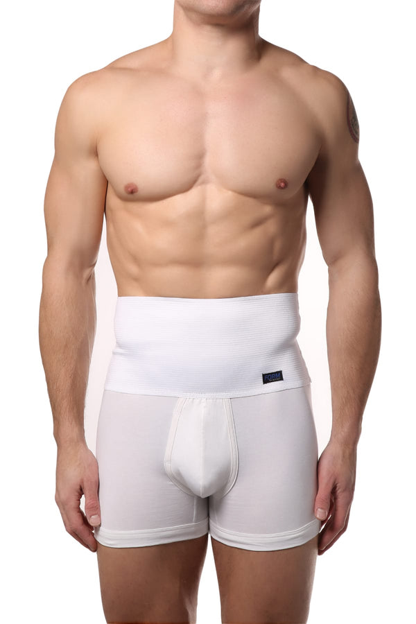 2(X)IST White 8 Inch Shaper Boxer Brief