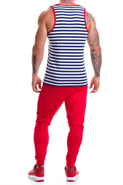 Jor Navy Stripe Tank Top thumbnail 2