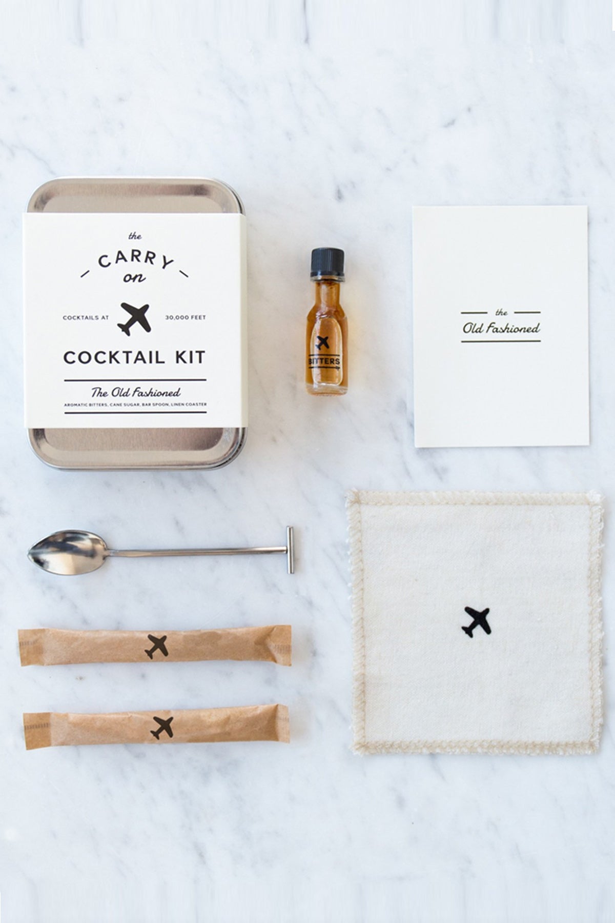 W&P Design Old Fashioned Carry-On Cocktail Kit